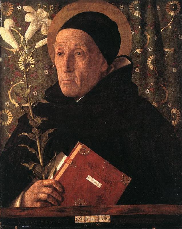 BELLINI, Giovanni Portrait of Teodoro of Urbino knjui oil painting picture